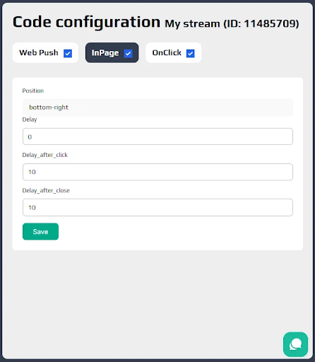 Available settings for InPage www.theadreviews.com