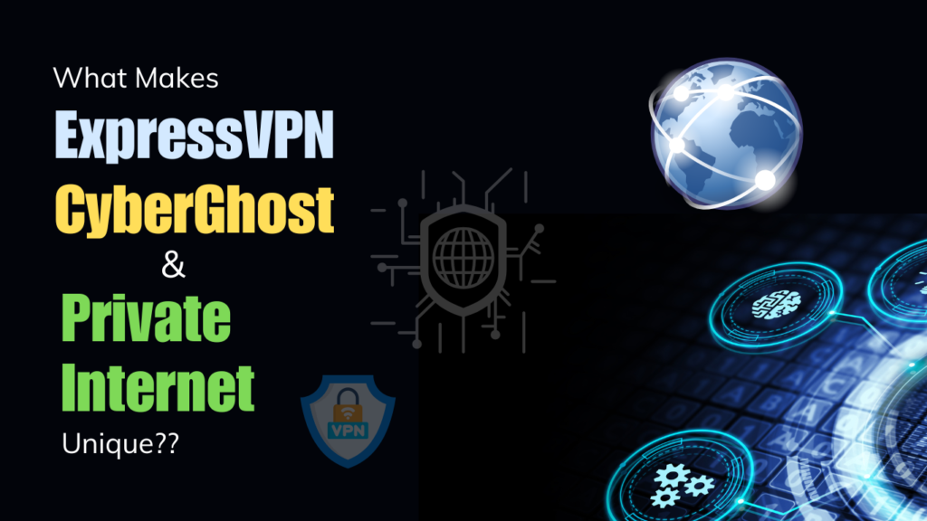 What Makes ExpressVPN, CyberGhost, and Private Internet Access Unique? What Makes Expressvpn, cyberghost, and private vpn unique