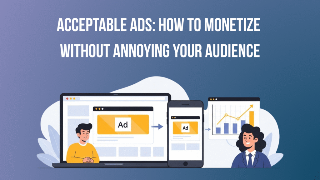 Acceptable Ads: How to Monetize Without Annoying Your Audience Acceptable Ads