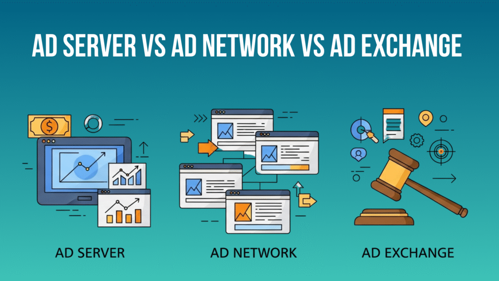 Ad Server vs Ad Network vs Ad Exchange: 4 Differences Marketers Must Know Ad Server vs Ad Network vs Ad Exchange