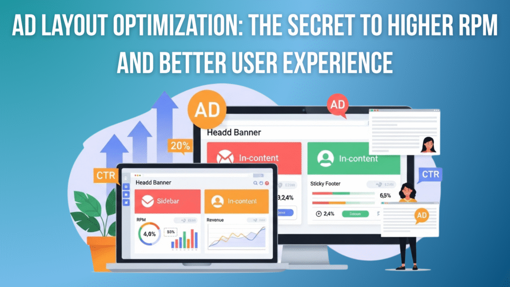 Ad layout optimization