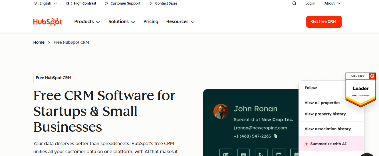 HubSpot CRM