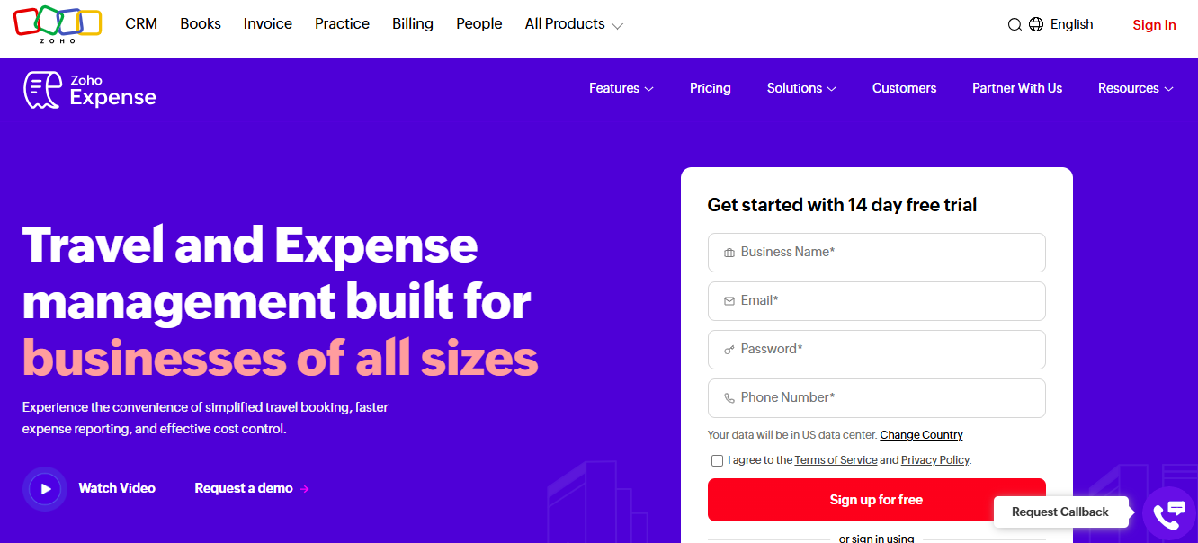 Zoho Expense
