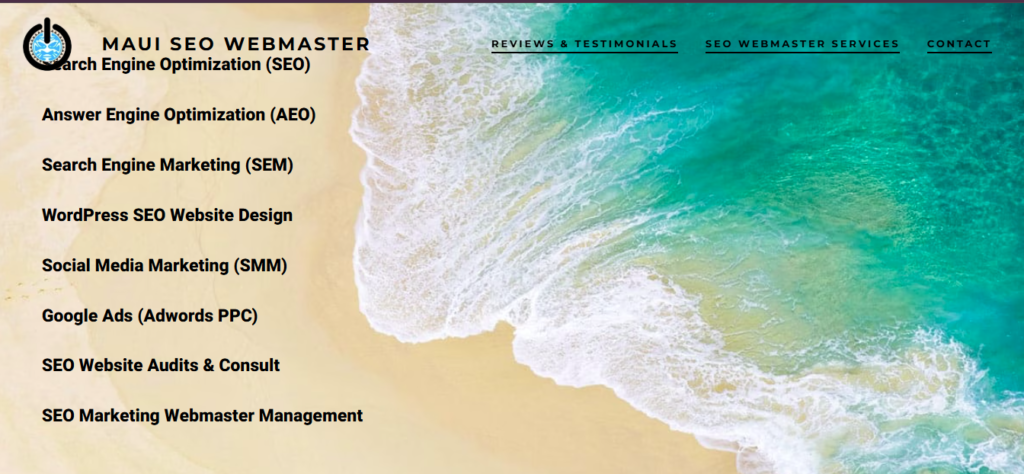 Maui SEO Webmaster